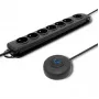 Pārsprieguma aizsargs Qoltec 50171 Melns 7 AC Kontaktligzdas 230V 1.5m