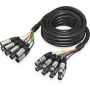 Behringer GMX-500 kabelis 8 x XLR sievišķais - 8 x XLR vīrišķais 5m