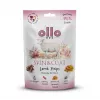 Suņu gardums OLLO Air-Dried Skin & Coat Lamb Strips 80 g — gaisā kaltētas jēra strēmeles hipoalerģisks našķis ādas un apmatojuma atbalstam