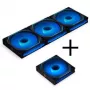 LIAN LI UNI FAN SL-INF 120 ARGB PWM korpusa ventilatoru komplekts, 4 ventilatori, melns