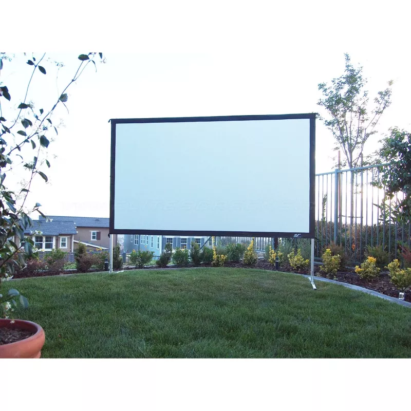 Elite Screens Yard Master 2 - Manuāls - 4,57 m (180 colli) - 3,99 m - 2,24 m - 16:9 - Sudrabs - Balts