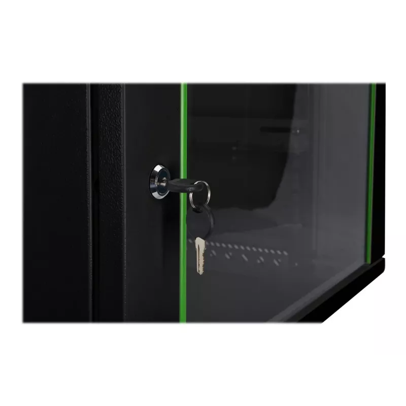 DIGITUS Dynamic Basic DN-19 16-U-EC-SW – 19 inch tīkla skapis sienas montāžai, 16U, melns (RAL 9005)