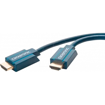 Clicktronic HDMI kabelis ar Ethernet 8K@60Hz, vīriešu/vīriešu, 1.0m (40988)