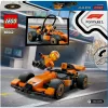 LEGO City F1 Racer McLaren Sacensību Auto 60442 — būvēšanas komplekts, 86 detaļas, 1 minifigūra, vecumam 6+