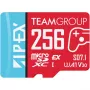 Team Group APEX SD7.1 MicroSD Express atmiņas karte 256 GB, sarkana/zila