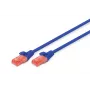 Tīkla kabelis Digitus CAT 6 U/UTP RJ-45 Cat6 3m Zils