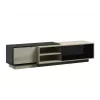 Cama TV skapis SIGMA1 180 sonomas ozols/melns glancēts
