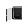 Sienas stiprinājuma tīkla skapis 19 inch Dynamic-N 16U 600x450 melns DN-37113