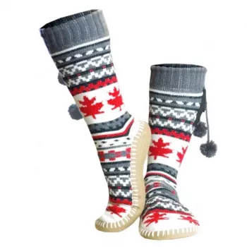 Glovii GOBM čības Slipper boot Sieviešu Pelēks, Sarkans, Balts