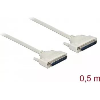 Seriālais kabelis DELOCK 86911, D-Sub 37-pin uz D-Sub 37-pin, bēšs, 0.5 m
