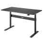 Ergo Office rakstāmgalds ar regulējamu augstumu, 140x68 cm, melns