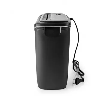 Nedis PASH120BKA4 papīra iznīcinātājs, 12 l, DIN P-4, 190 W, melns