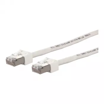 Metz Connect patch kabelis Cat.6 Ultraflex500 VoIP AWG 26 5.0 m balts