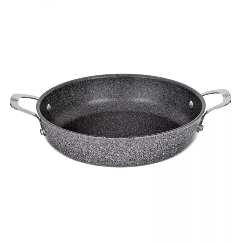 Dziļā cepšanas panna ar 2 rokturiem BALLARINI Salina Granitium 24 cm 75002-811-0