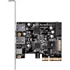 SilverStone ECU05 - USB adapter - PCIe 2.0 x2 Low Profile - USB 3.1 Type C x 1 + USB 3.0 x 2 + USB 3.0 (iekšējais) x 2 (SST-ECU05)