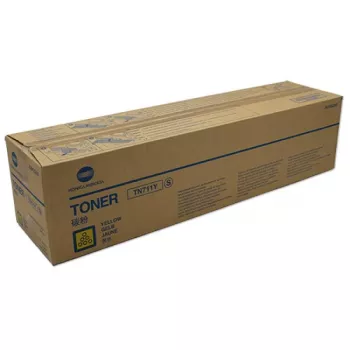 Konica Minolta A3VU250/TN-711Y Toner Dzeltens. 31,5k Lappuses/5% KM Biz