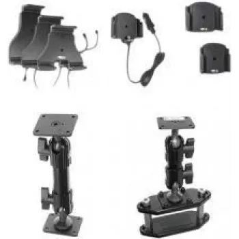 Aktīvais turētājs Brodit 721036 Mobilajam telefonam/Smartfonam Melns