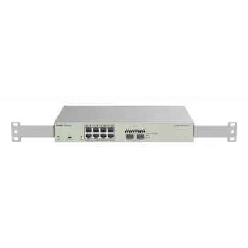 Ruijie Networks RG-NBS3100-8GT2SFP-P-V2 tīkla slēdzis, pārvaldāms L2, Gigabit Ethernet (10/100/1000), Power over Ethernet (PoE), metāla korpuss