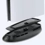 Dzesēšanas statīvs SUBSONIC SA5656 PS5 un PS5 Slim ar LED gaismām, vairāku ventilatoru dzesēšanu, USB barošanu