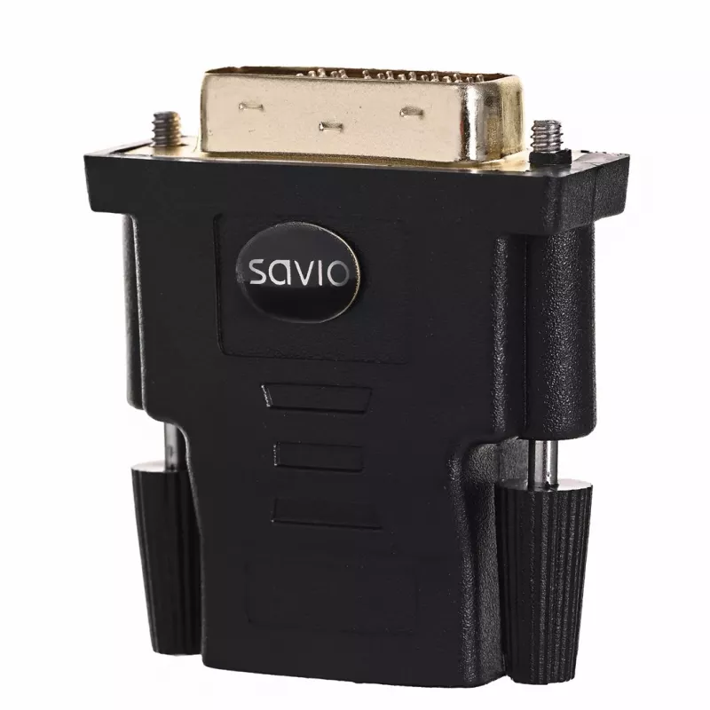 Savio CL-21 HDMI-DVI savienotājs, Sievišķais/Sievišķais, Melns