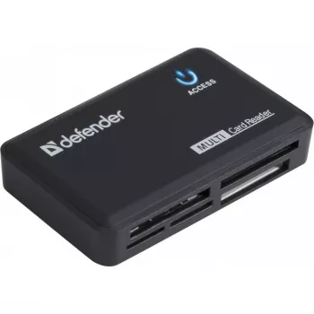 Karšu lasītājs Defender OPTIMUS USB 2.0 Universāls Melns