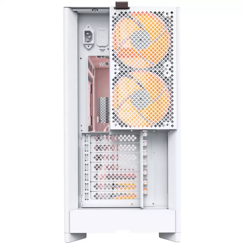 Korpuss Montech HS01 PRO Midi Tower Balts