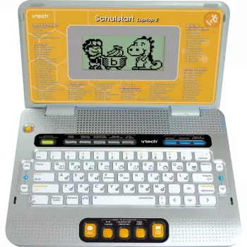Izglītojošs klēpjdators VTech Schulstart Laptop E sudraba krāsā bērniem 6–8 gadiem