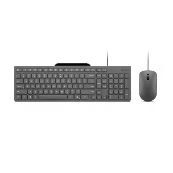 Vadu tastatūras un peles komplekts Lenovo 310 (US English) – pilnizmēra tastatūra, 1.8 m kabelis, 2000 DPI optiskā abpusējā pele