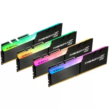 G.Skill Trident Z RGB 32 GB (4x 8 GB) DDR4-3600 Quad-Kit, Atmiņas modulis, Melns, F4-3600C16Q-32GTZRC