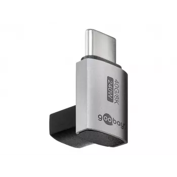 Goobay USB-C Adapter vertikāli 90° pagriezts USB4 - spraudnis>