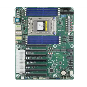 Mātesplate ASRock ROMED8-2T ATX AMD EPYC LGA 4094, 8× DDR4 DIMM, astoņkanālu, 2× M.2, 8× SATA III, 10GbE, 3× RJ-45