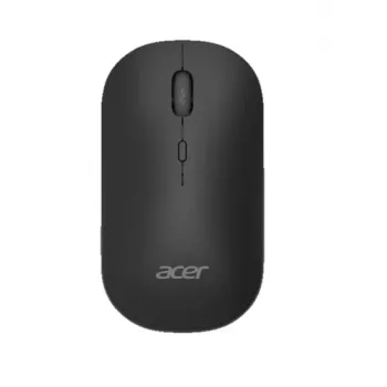 Bezvadu ambidextrous pele Acer AMR130 — RF bezvadu + Bluetooth, 1600 DPI, 4 pogas, Melna