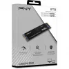 PNY CS2241 2 TB SSD, M.2, NVMe PCIe Gen4 x4, lasīšanas ātrums 5000 MB/s, rakstīšanas ātrums 4200 MB/s