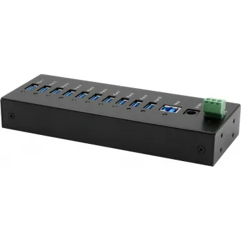 USB centrmezgls Exsys EX-11230HMS 10 portu USB 3.2 Gen 1 ar 15 kV ESD aizsardzību