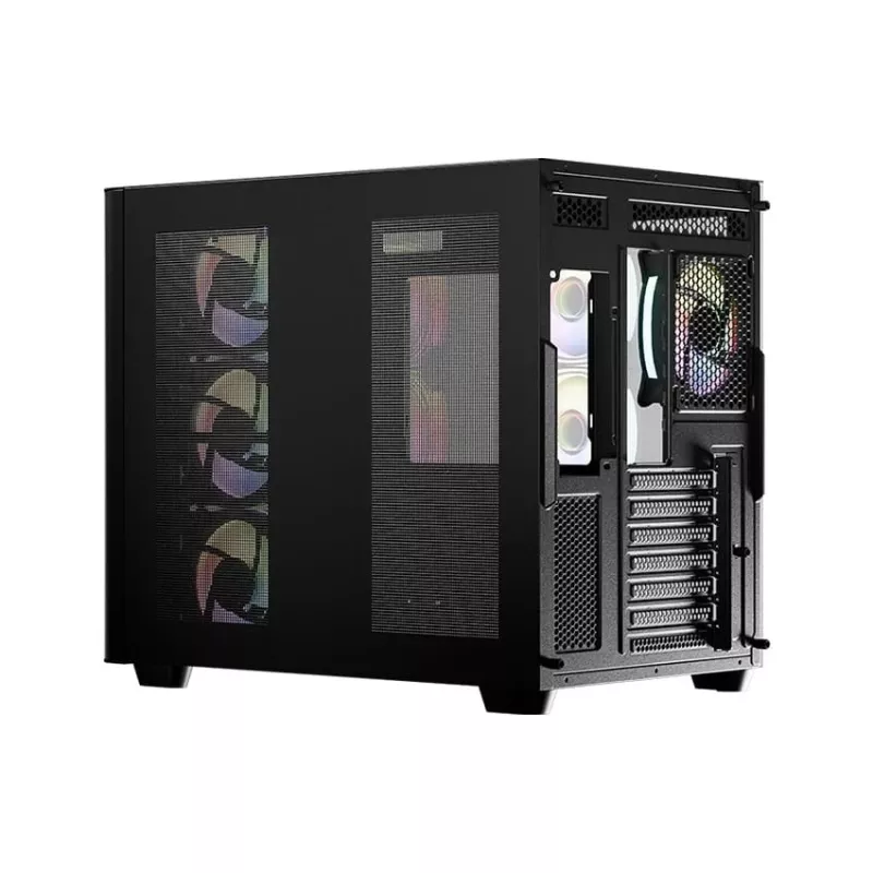 Datora korpuss LC-Power LC-8001B-ON Midi Tower Melns