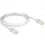 DeLOCK Patch-Cable RJ-45 (vīr.) - RJ-45 (vīr.) - 50cm - UTP - CAT 6 - Bezdūmu - Balts (83780)