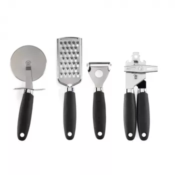 Virtuves instrumentu komplekts Russell Hobbs Venus 4-daļīgs Melns