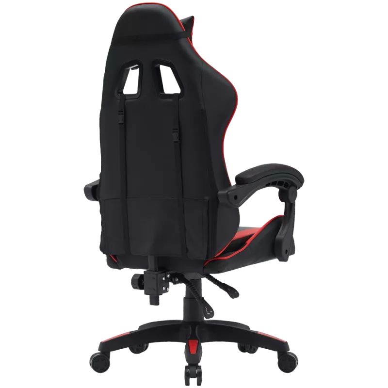 Spēļu krēsls CANYON Core SGCH2 — ergonomisks dizains, regulējams augstums, melns/sarkans