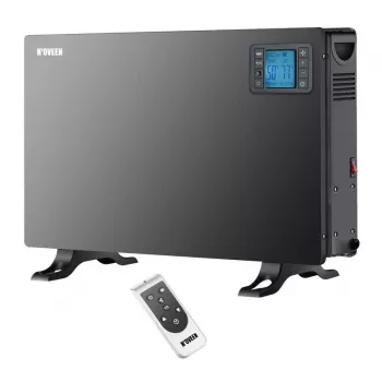 Konvektors Noveen CH7100 — 2000 W, 3 jaudas līmeņi, LCD, taimeris, tālvadība, melns