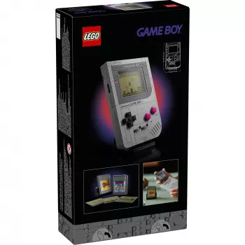 LEGO Retro Dizains Būvēšanas Komplekts Game Boy 72046 – detalizēta modeļa replika, displeja statīvs