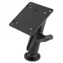 RAM Mounts dubultā lodveida stiprinājums ar 100x100 mm VESA plāksni, 1.8 kg ietilpība