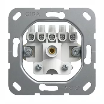 Gira 040000 elektropiederums, alumīnija krāsā