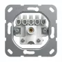 Gira 040000 elektropiederums, alumīnija krāsā