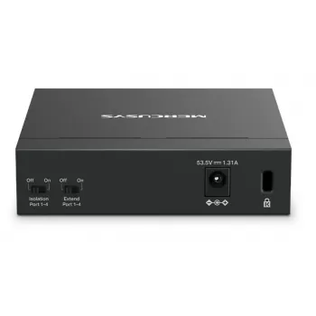 Mercusys 5-Portu Gigabitu Darbvirsmas Slēdzis ar 4 Portu PoE+