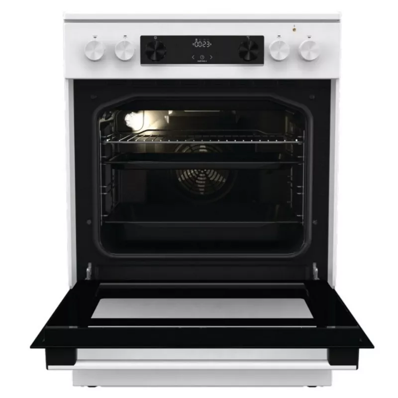 GORENJE GECS6C70WC Brīvi stāvoša elektriskā plīts ar keramikas virsmu