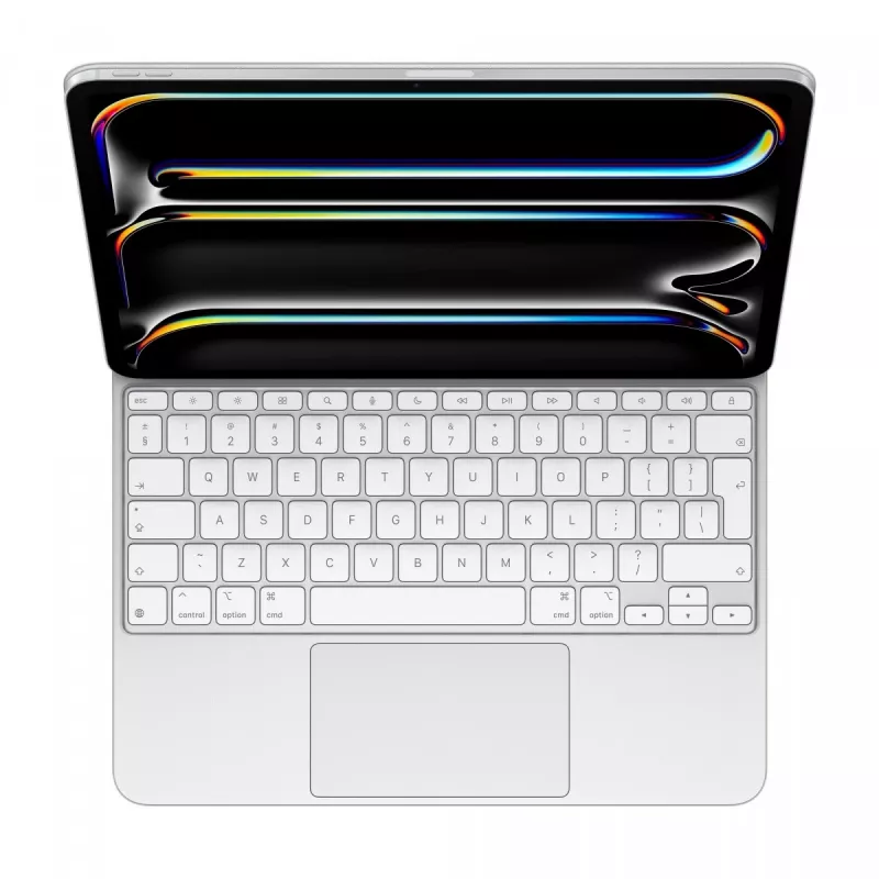Apple Magic Keyboard iPad Pro 13 collu M4 bezvadu QWERTY balts