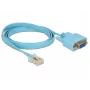 Seriālais kabelis DeLOCK 63341 Zils 1m DB-9