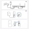 Reolink D340W – 5MP video durvju zvans ar zvanītāju, 2.4/5 GHz Wi-Fi, personu noteikšana, divvirzienu audio, darbojas ar NVR