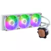 Šķidruma dzesēšanas komplekts Cooler Master MasterLiquid 360L Core ARGB Balts 12 cm ventilatori