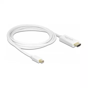 Video kabeļa adapteris DeLOCK 83707 Mini DisplayPort uz HDMI 2m Balts